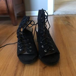 DSW lace up heels!! Never Worn